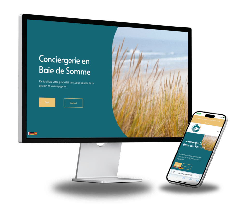 Site internet Conciergerie en Baie Saint Valery sur Somme