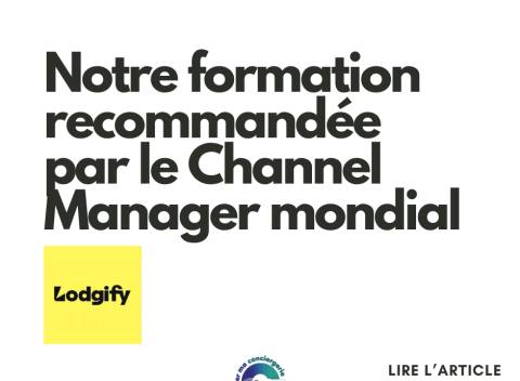 Le channel Manager Lodgify recommande la formation Créer ma Conciergerie